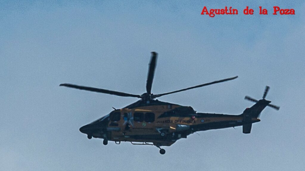Avistado un helicóptero Leonardo AW139 cerca de la Base Naval de Rota