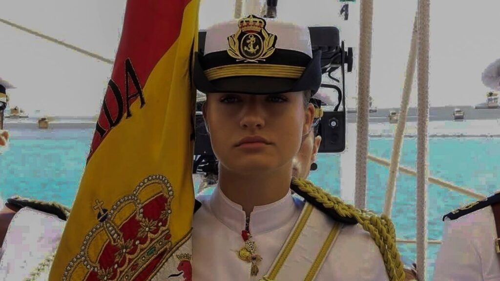 La princesa Leonor llega a Chile en el buque Juan Sebastian de Elcano
