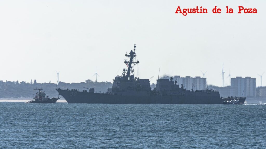 El USS Forrest Sherman realiza una escala técnica en la Base Naval de Rota
