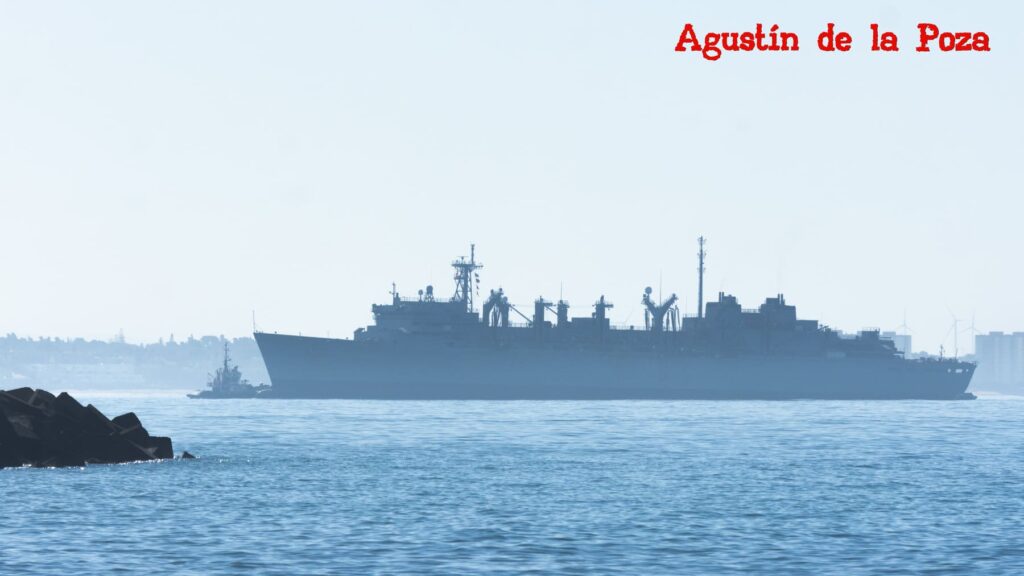 El buque USNS Arctic recala en la Base Naval de Rota tras misión logística en el mar Rojo