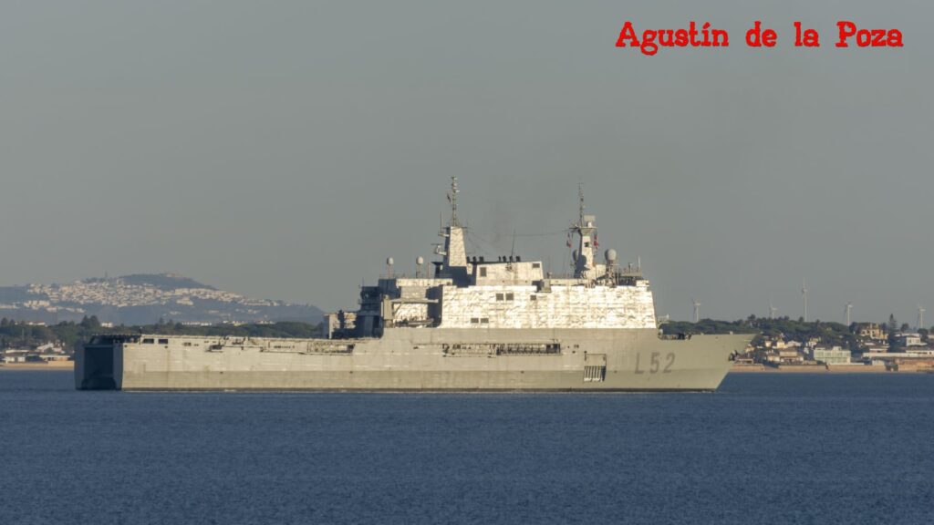 El buque Castilla recala en Algeciras para una Jura de Bandera y abrirá sus puertas al público