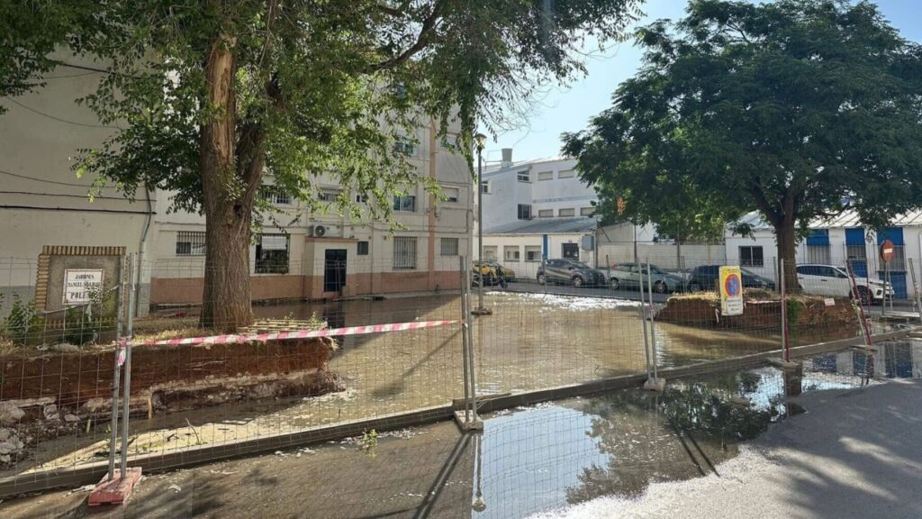 Obra de la barriada San Antonio en Rota