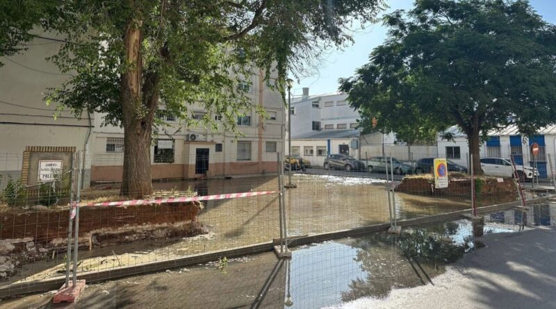 Obra de la barriada San Antonio en Rota
