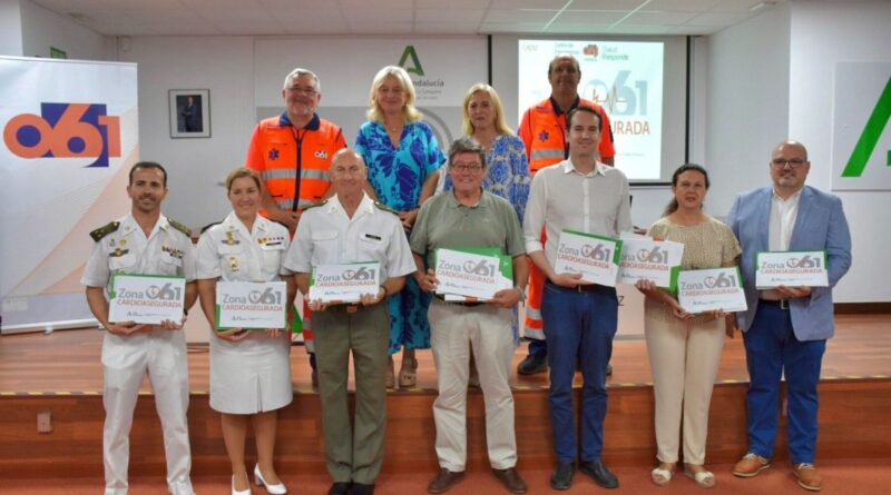 La flotilla de aeronaves de la Base Naval de Rota reconocida como zona cardioasegurada