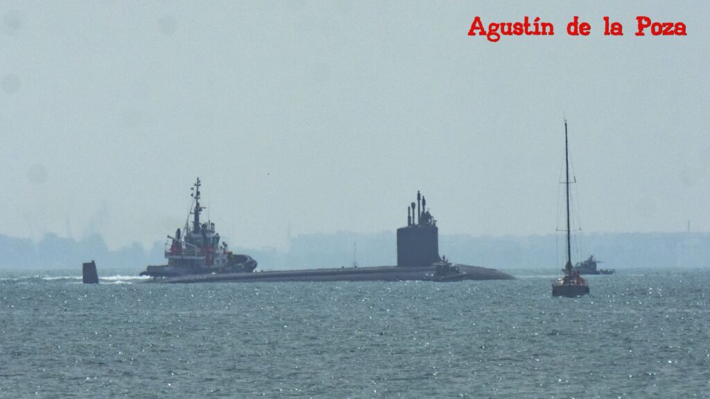 Submarino USS California zarpa de la Base Naval de Rota rumbo al Atlántico
