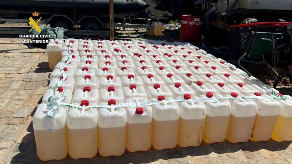 Incautadas en Rota 412 garrafas de gasolina destinadas al narcotráfico