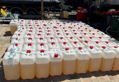 Incautadas en Rota 412 garrafas de gasolina destinadas al narcotráfico