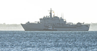 El San Giusto realiza escala técnica en la Base Naval de Rota con cadetes italianos