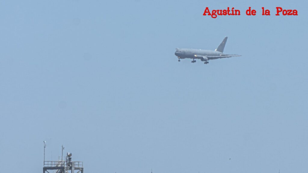 KC-46A Pegasus del 22nd Air Refueling Wing aterriza en la Base Naval de Rota
