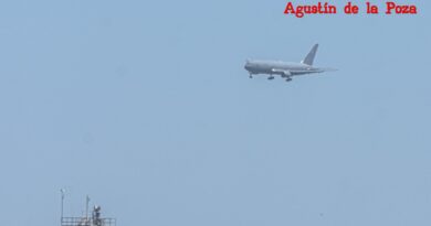 KC-46A Pegasus del 22nd Air Refueling Wing aterriza en la Base Naval de Rota