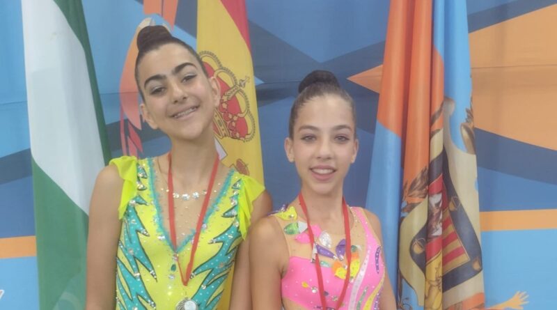 Alicia Salguero y Ainara Corbeto del EFI Rítmica Rota brillan en el Torneo Ciudad de Mairena