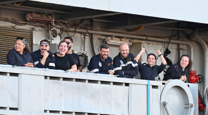 La Armada regresa a Rota y Ferrol tras participar en el ejercicio UNITAS 2025