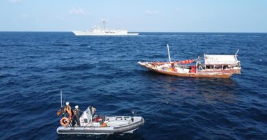 Actuación de la fragata Victoria de la Armada