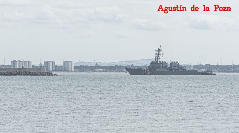 Escala técnica del USS Mahan en la Base Naval de Rota antes del cruce al Caribe