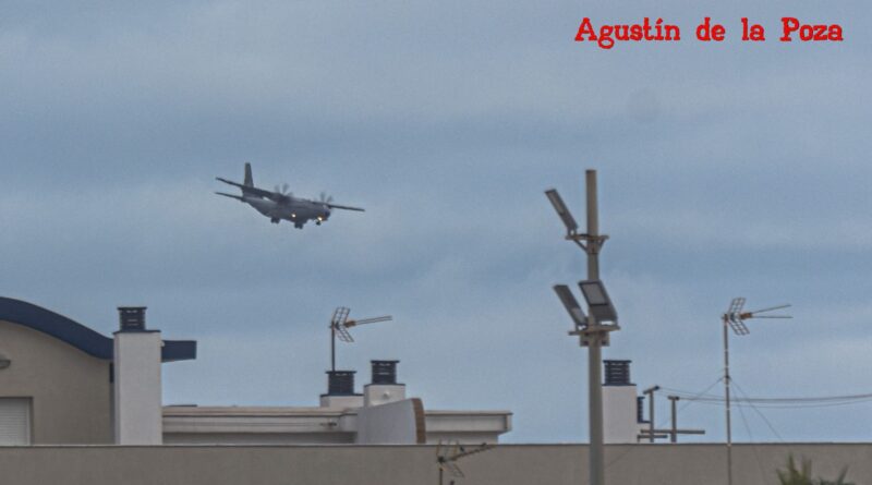 C295 T.21-08 aterriza en la Base Naval de Rota tras un tránsito desde San Javier