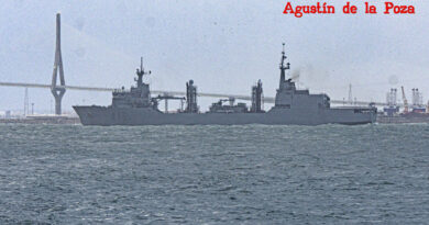La Armada completa Noble Shield con el Cantabria A-15 en el Mediterráneo