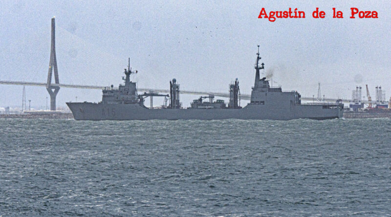 La Armada completa Noble Shield con el Cantabria A-15 en el Mediterráneo