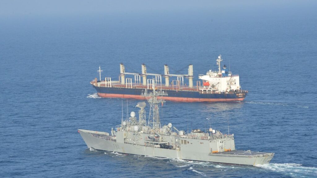 Fragata Victoria en la Operación Atalanta 2025