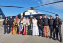 Los Reyes Magos ya están en Rota tras su llegada en helicóptero Los Reyes Magos ya están en Rota tras su llegada en helicóptero