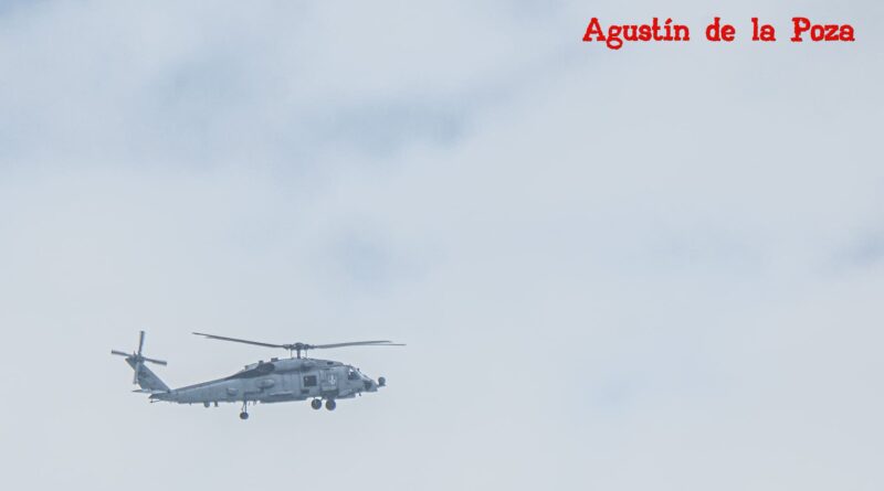 Entrenamiento del escuadrón HSM-79 próximo a la Base Naval de Rota