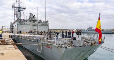 Tres fragatas de la Armada harán escala este viernes en el puerto de Alicante