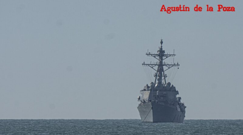 Regreso a la Base Naval de Rota del USS Paul Ignatius tras ejercicios en el Atlántico