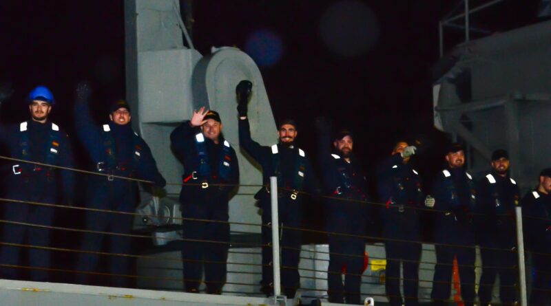 La Armada refuerza su presencia en el Índico con la fragata Canarias