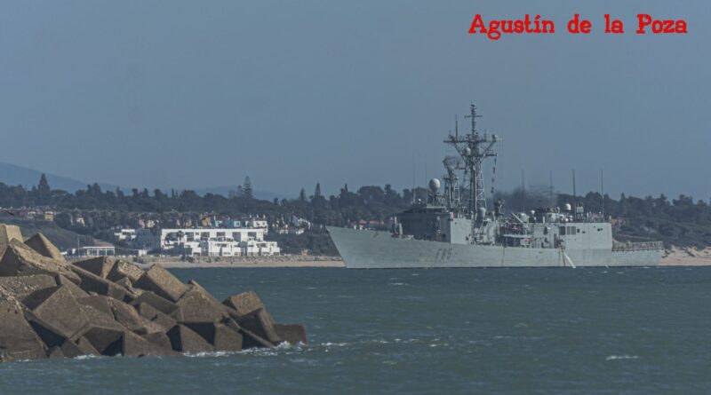 La fragata Navarra de la Armada regresa a Rota tras el ejercicio antisubmarino Dynamic Manta 26