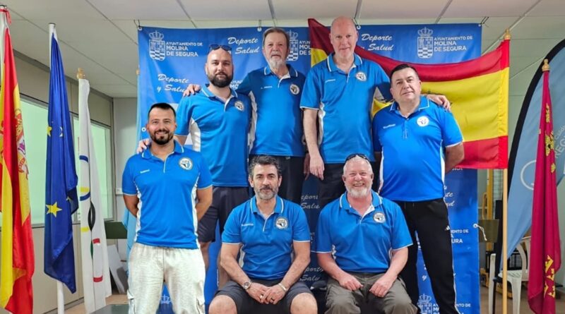 Domingo Chacón junto al combinado de la Federación Andaluza