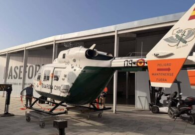 Helicóptero de la Guardia Civil donado al museo de Rota