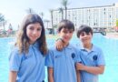 Irene Blanco Duarte junto a Pablo y Hugo Bernal Alcaide