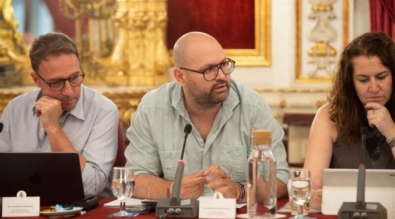 Javier Bello en el pleno de junio de 2026