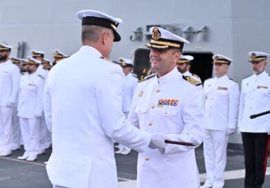 Relevo de mando en alta mar de tres unidades españolas del ‘Despliegue Atlántico 26’