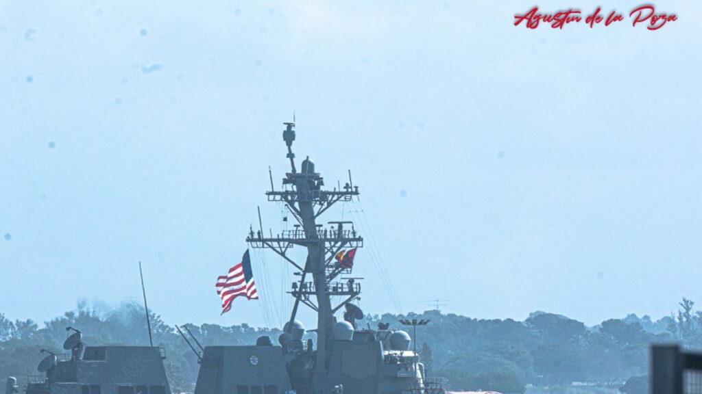 El sexto destructor en la Base Naval de Rota mantiene abierta la incógnita