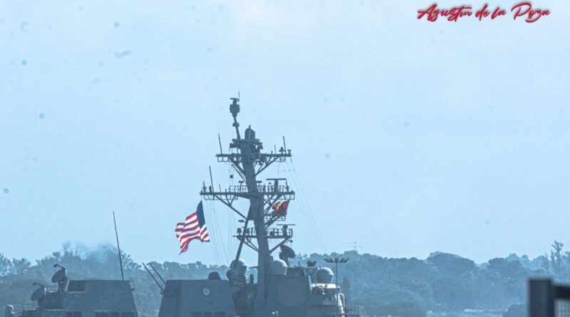 El sexto destructor en la Base Naval de Rota mantiene abierta la incógnita