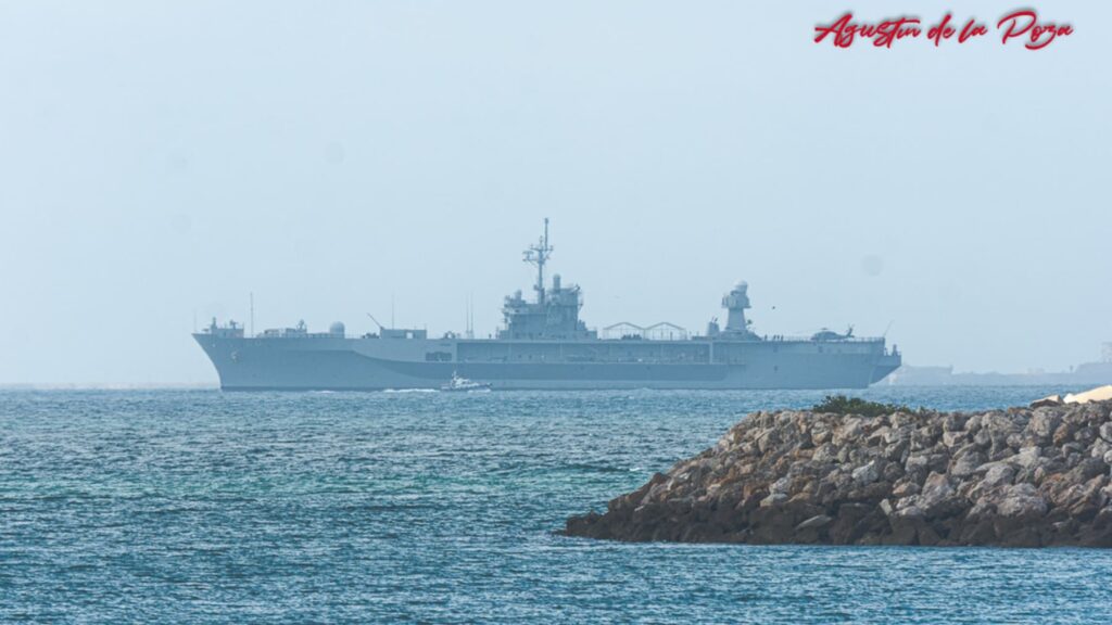 SS Mount Whitney llega a la Base Naval de Rota tras su misión en el mar Báltico