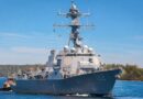 El John Basilone DDG-122 se prepara para llegar a la Base Naval de Rota