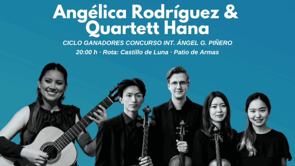 El Cádiz Guitar Festival llega a Rota el 6 de noviembre con Angélica Rodríguez y Quartett HANA