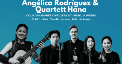 El Cádiz Guitar Festival llega a Rota el 6 de noviembre con Angélica Rodríguez y Quartett HANA
