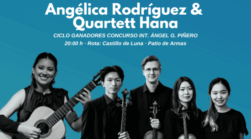 El Cádiz Guitar Festival llega a Rota el 6 de noviembre con Angélica Rodríguez y Quartett HANA