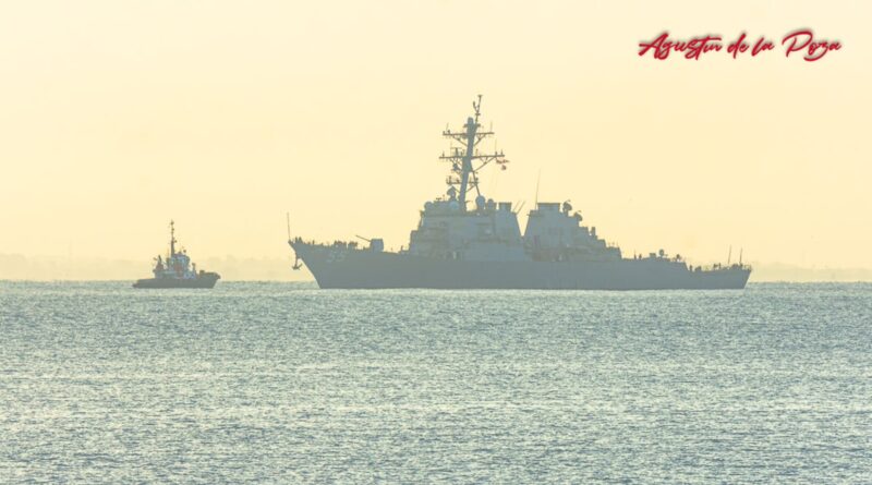 El Stout DDG 55 hace escala técnica en la Base Naval de Rota antes de su despliegue