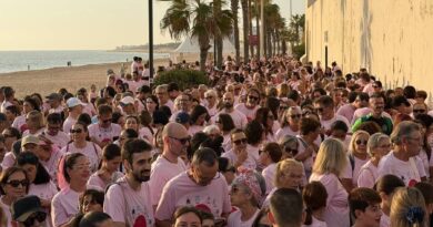 Marcha contra el cáncer en Rota